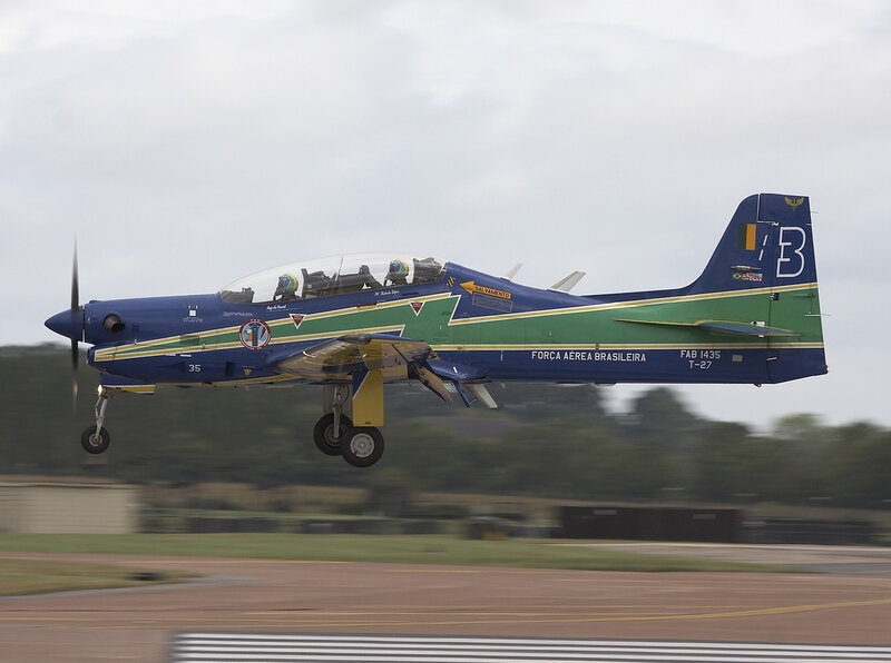 Brazilian Air Force jet in flight