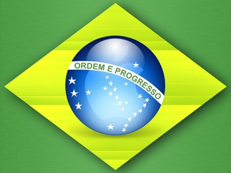 Brazilian Flag Emblem