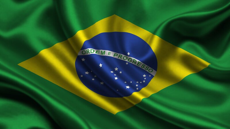 Brazilian Flag — Green, Patriotic, Photograph, Yellow