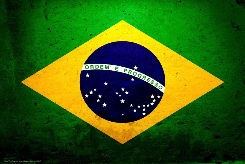 Brazilian Flag on Wall