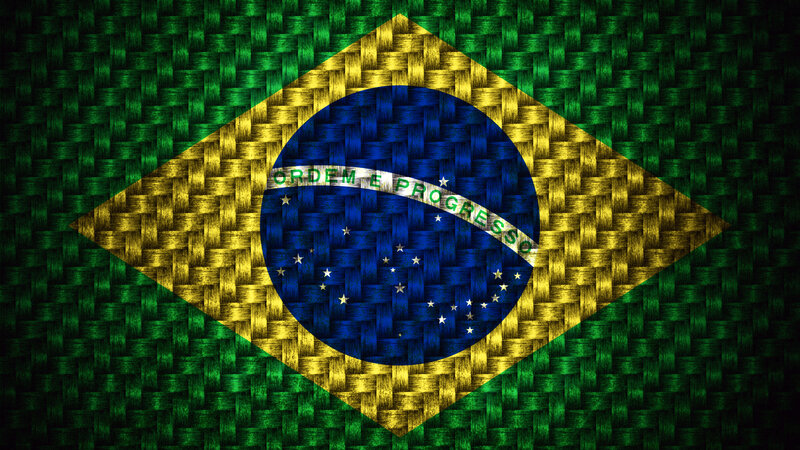 Brazilian Flag Texture