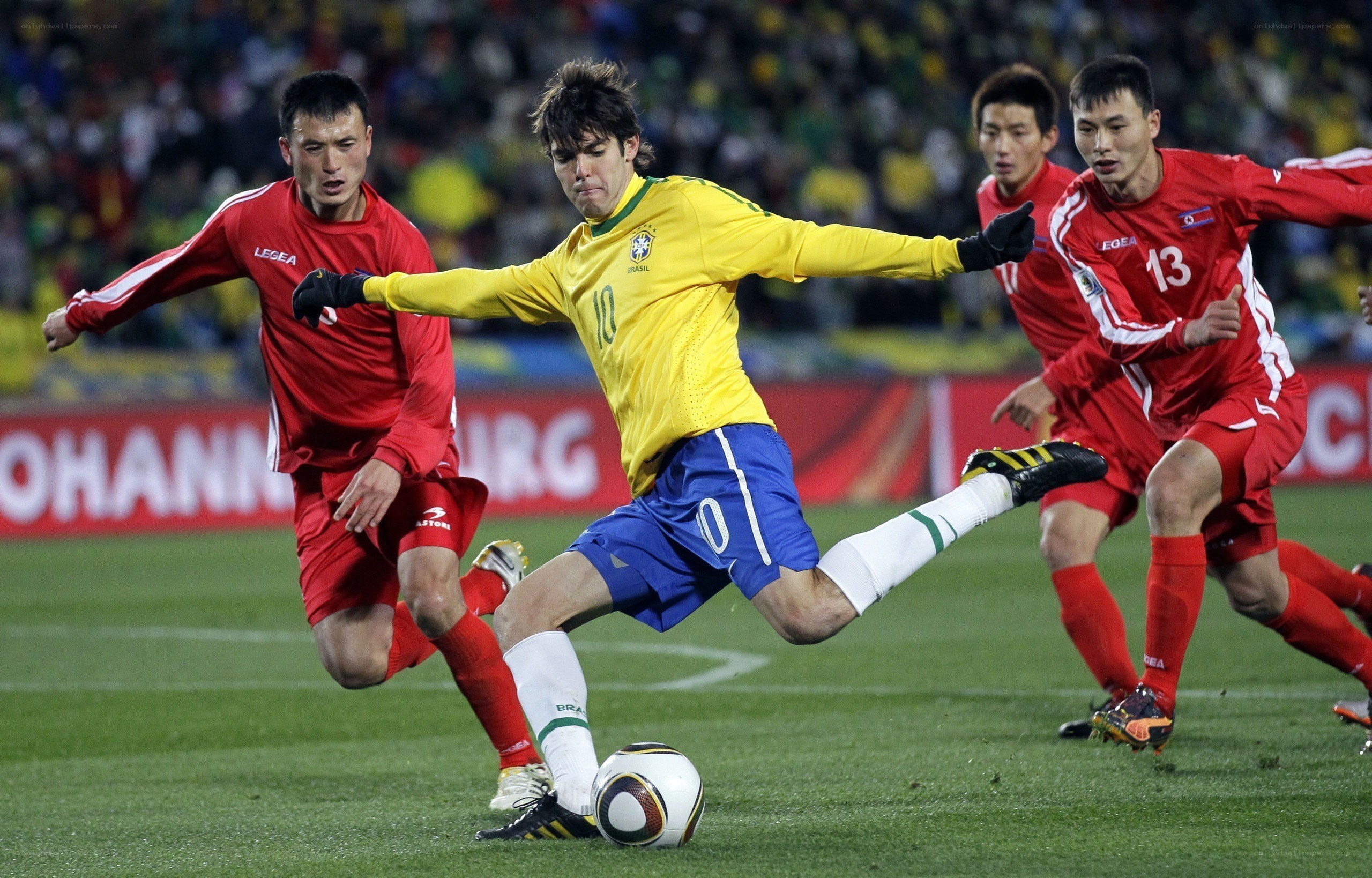 Brazilian player in action