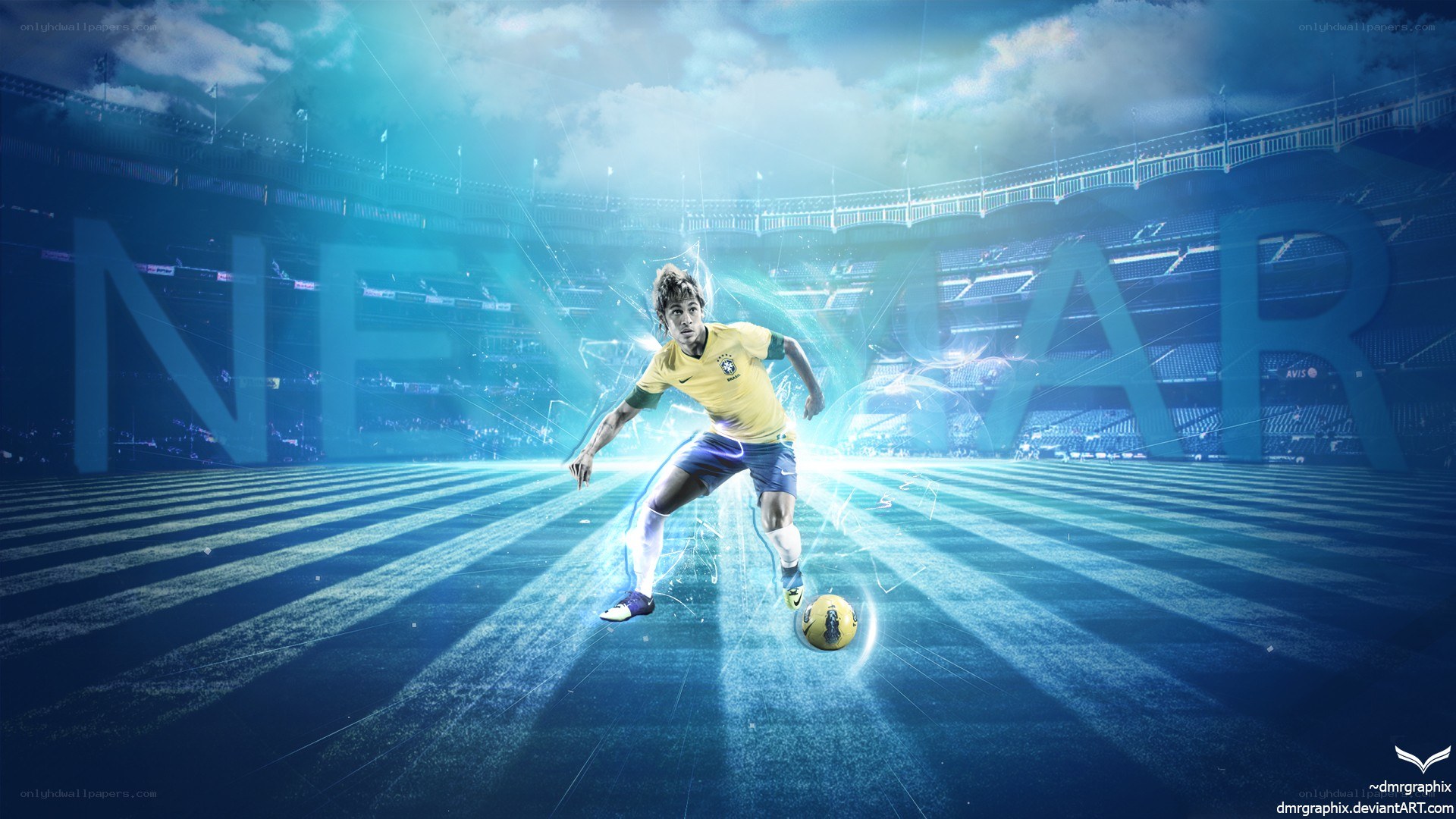 Brazilian soccer player in action