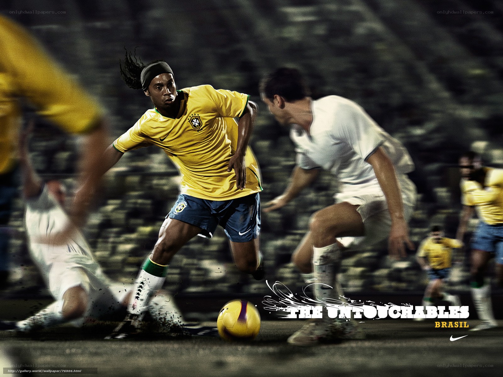 Brazilian soccer player in action