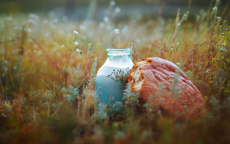Bread and Milk Bottle