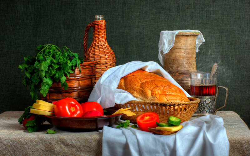 Bread and Vegetables