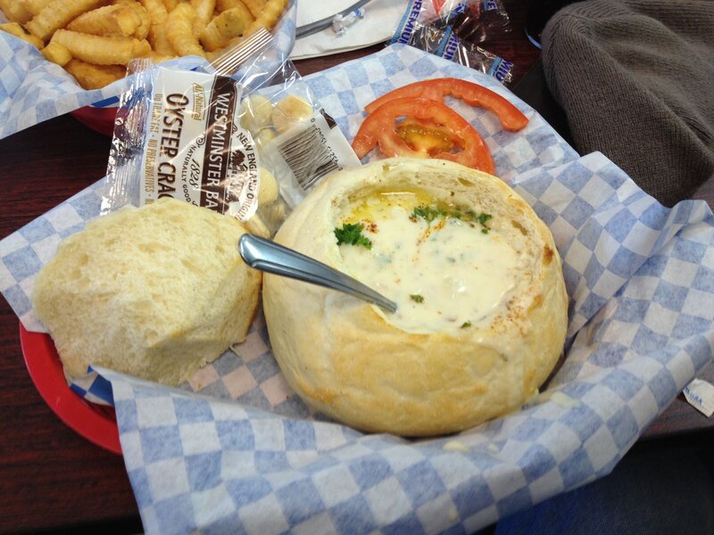 Bread Bowl Soup — Blue