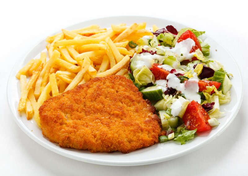 Breaded Cutlet with Fries