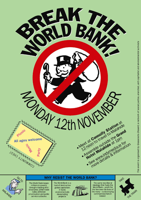 Break the World Bank protest