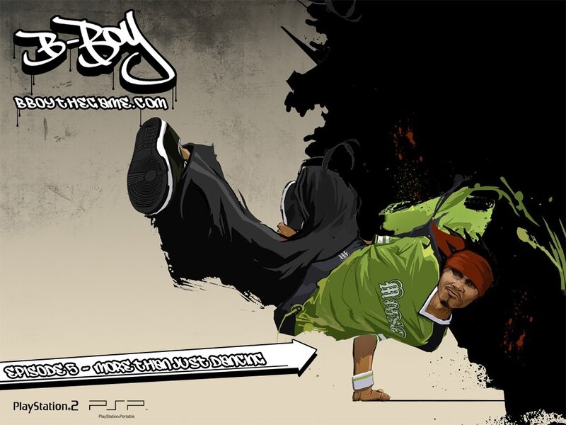 Breakdancer in Action — Green