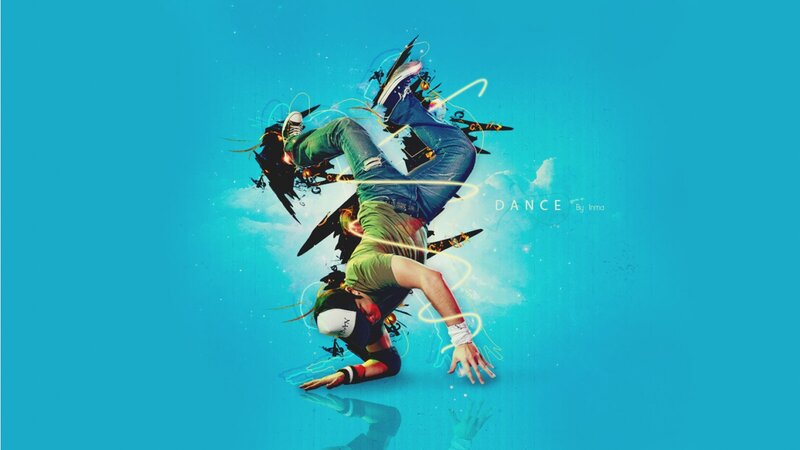 Breakdancer in Mid-air