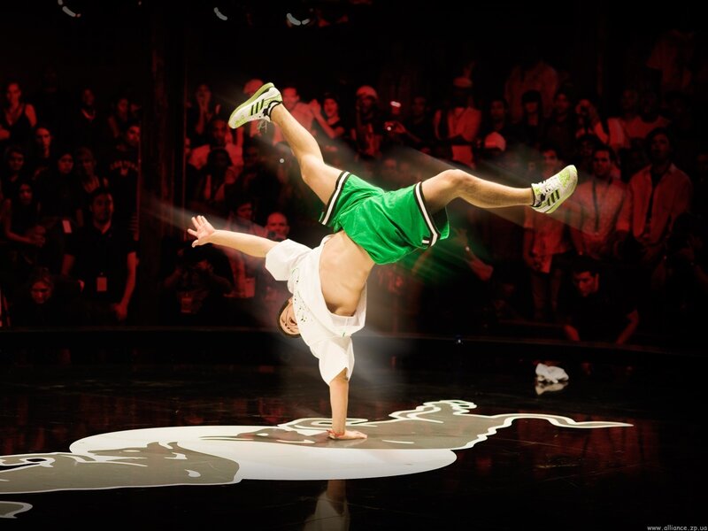 Breakdancer on Stage