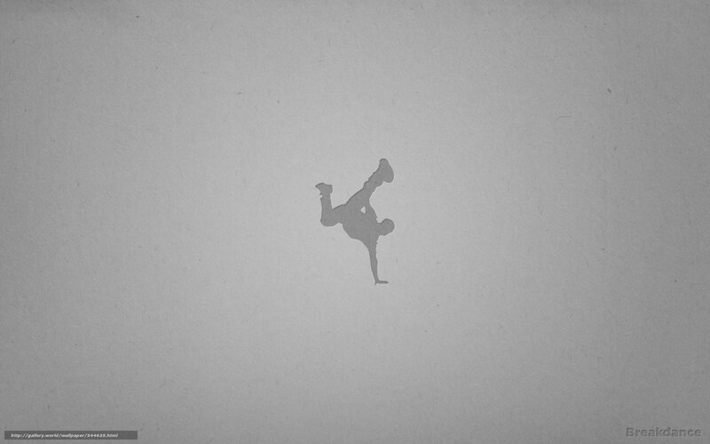 Breakdancer silhouette