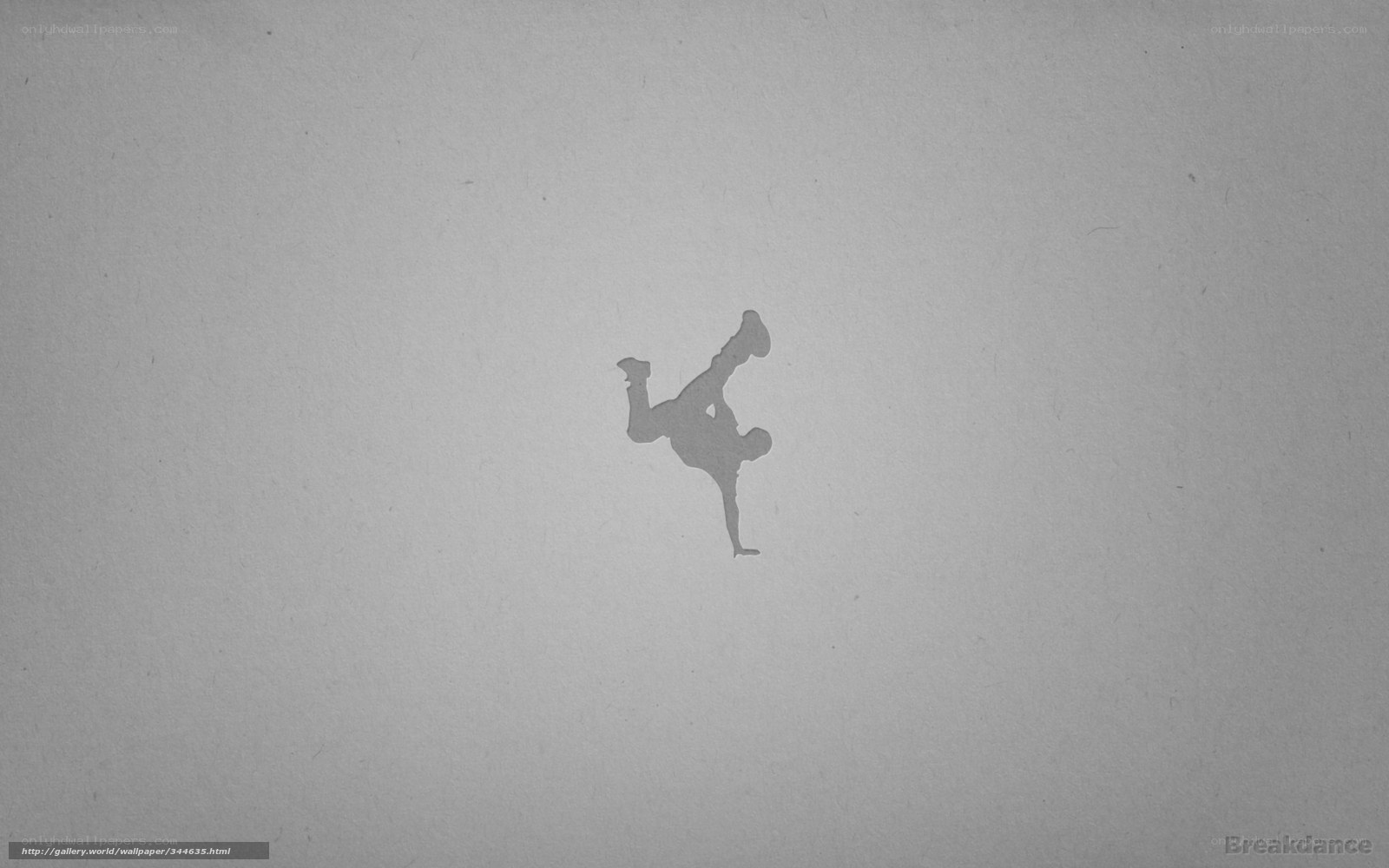 Breakdancer silhouette