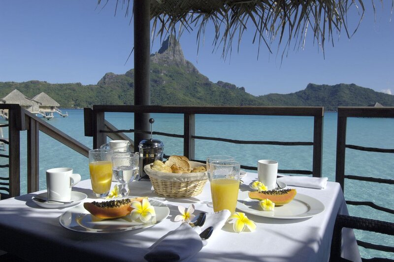 Breakfast on a Balcony — White