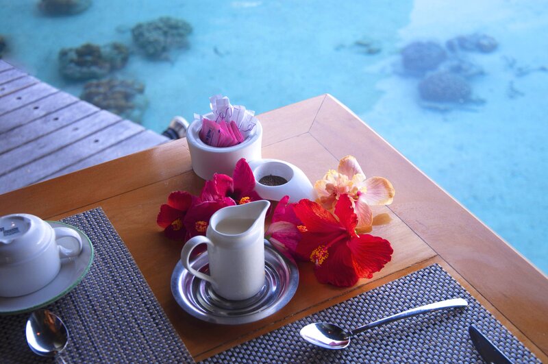 Breakfast on a Table — Blue