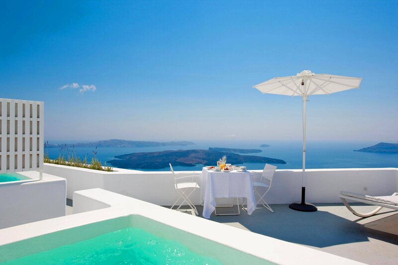 Breakfast on Terrace — White