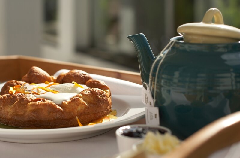 Breakfast Pastry on Plate