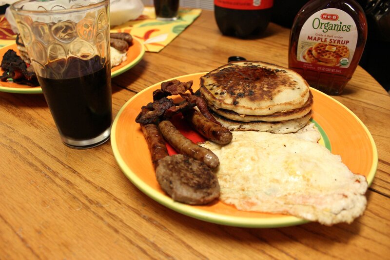 Breakfast Plate on Table