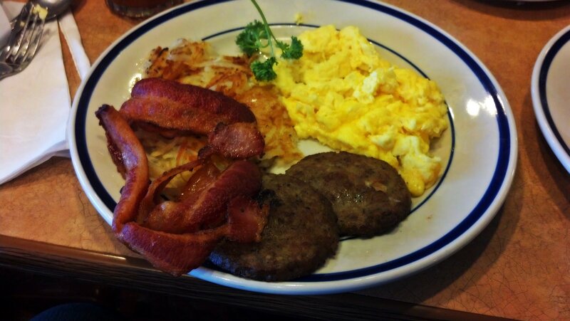 Breakfast Plate with Eggs — Yellow