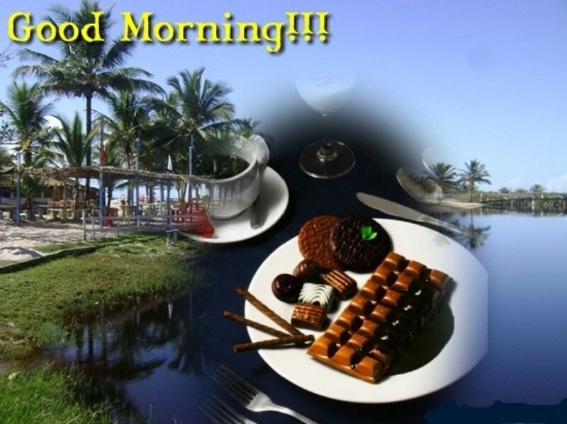 Breakfast Plate with Waffles