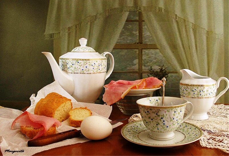 Breakfast Setting on Table