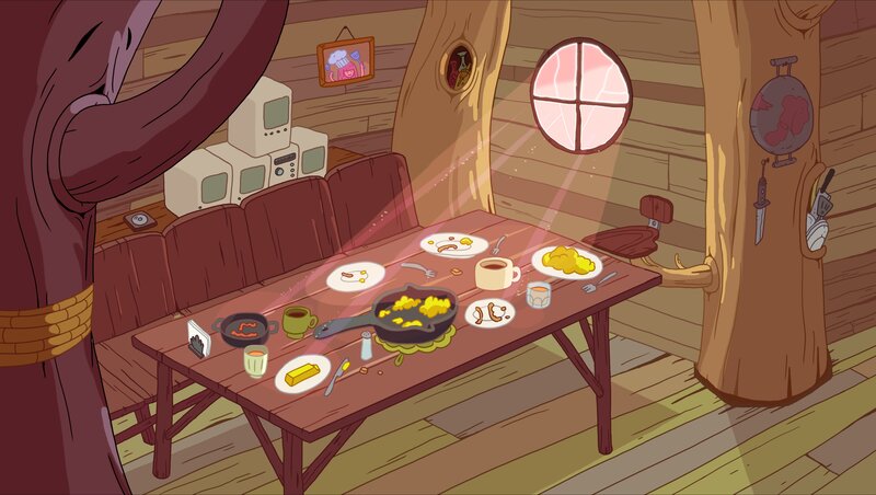 Breakfast Table in Cabin