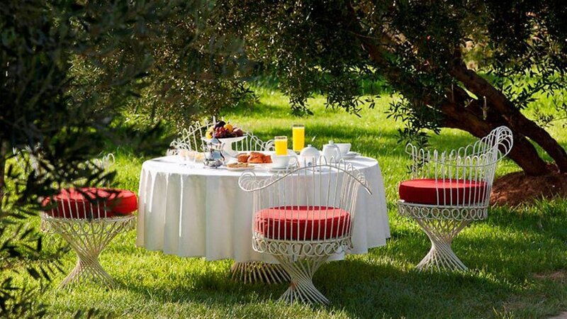 Breakfast Table in Garden