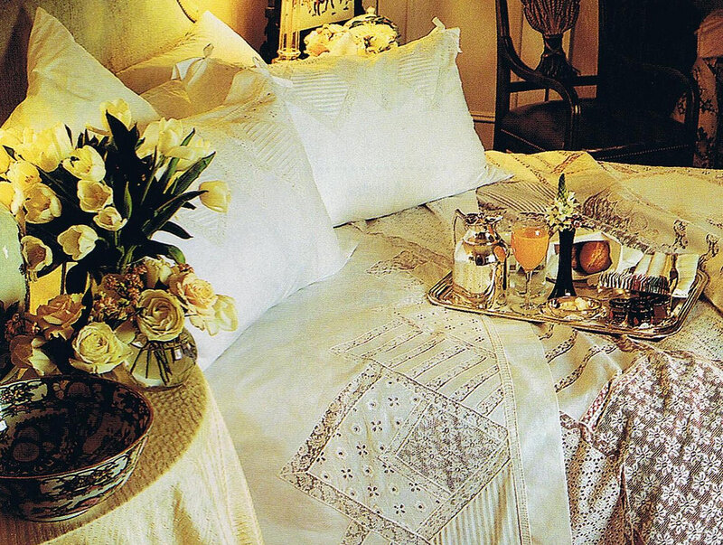 Breakfast Tray on Bed — Yellow