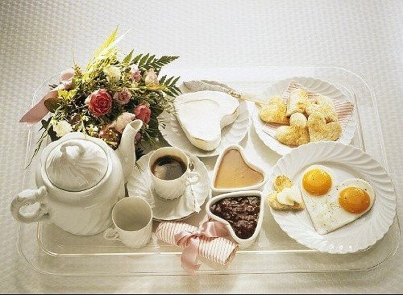 Breakfast Tray with Eggs