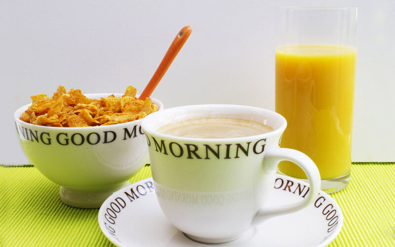 Breakfast with Cereal — Green