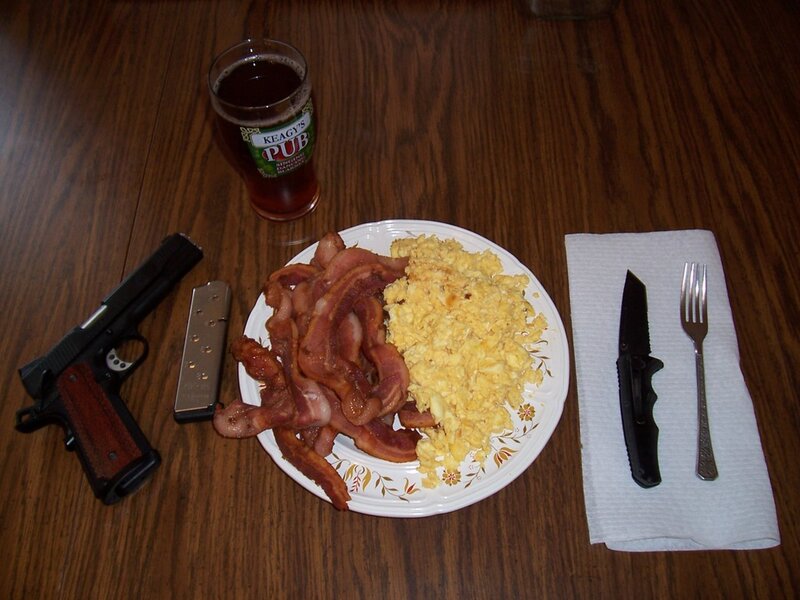 Breakfast with Gun