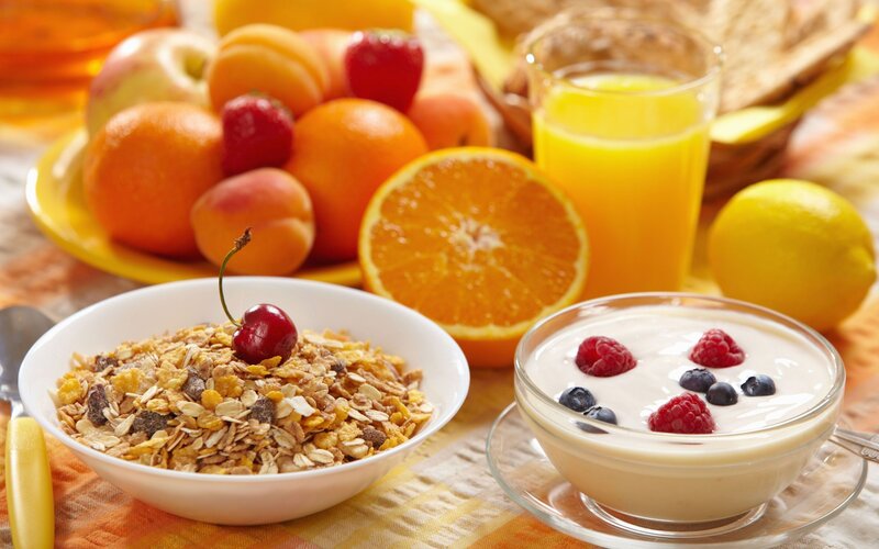 Breakfast with Yogurt