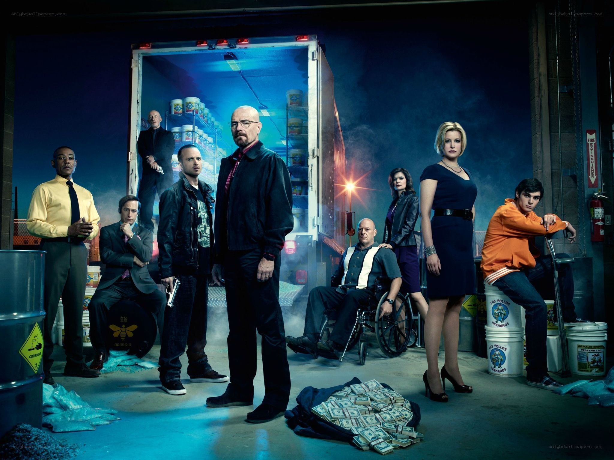 Breaking Bad cast promotional image