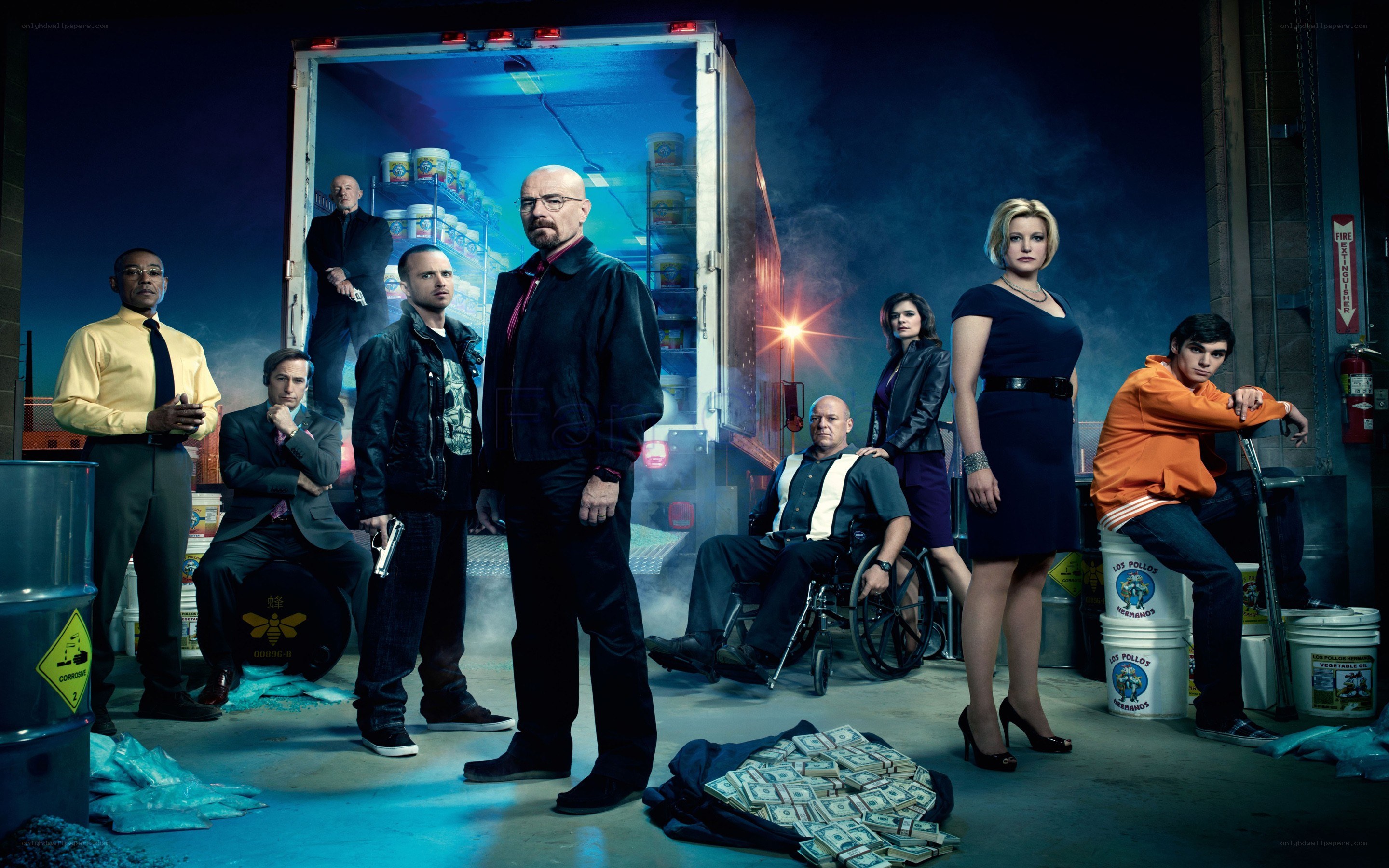 Breaking Bad cast promotional image
