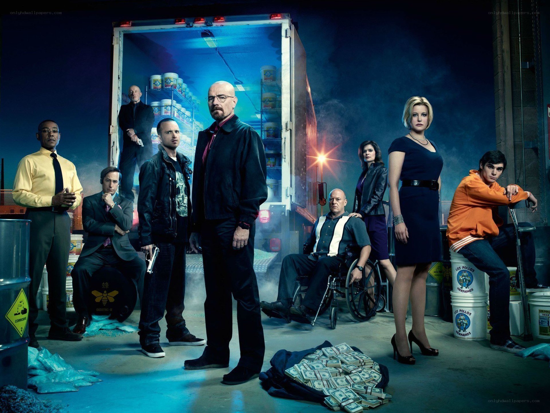 Breaking Bad cast promotional image