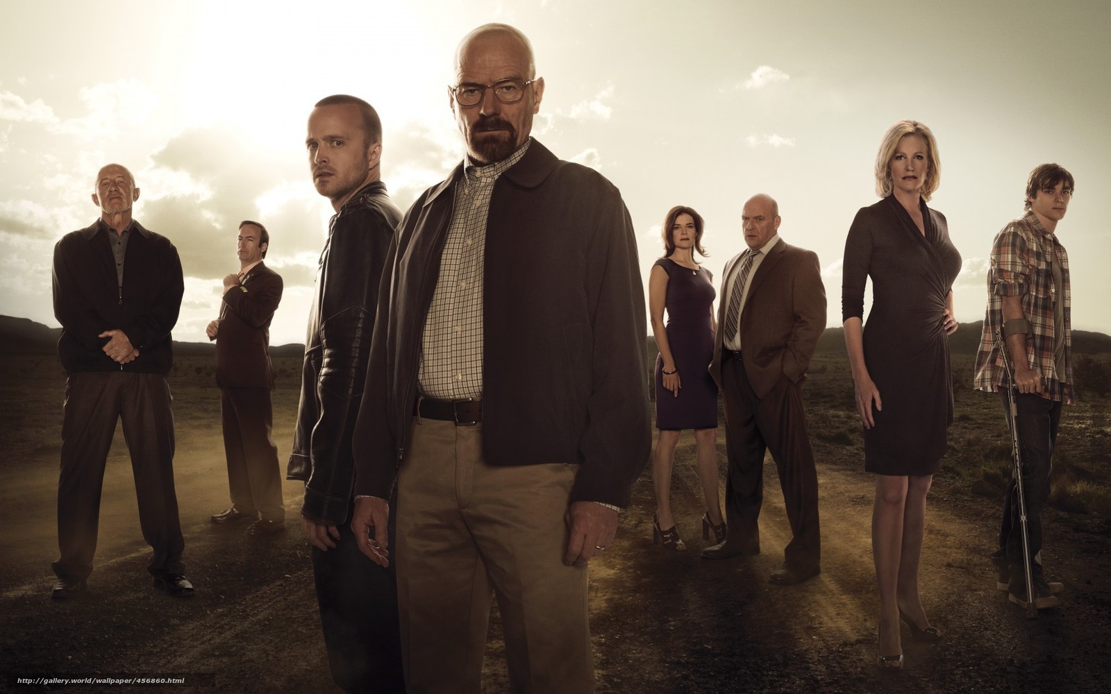 Breaking Bad cast promotional image