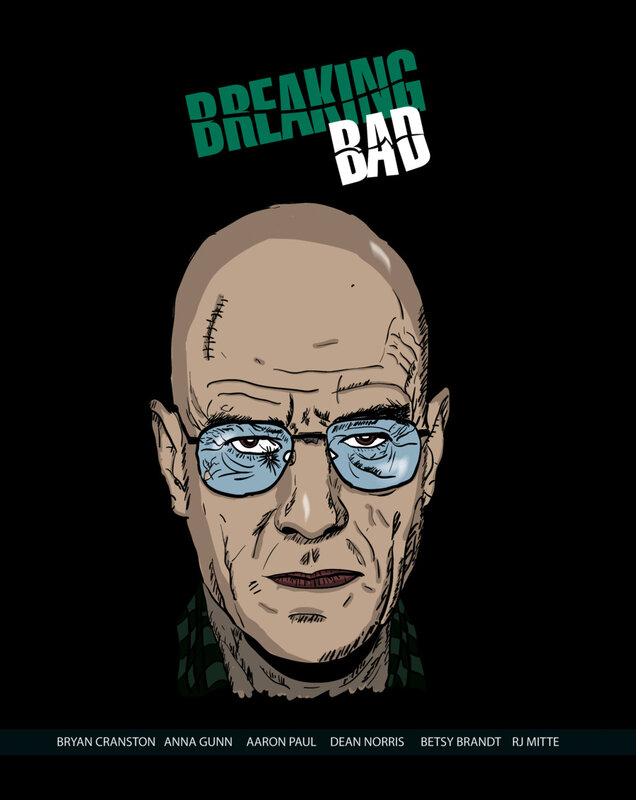 Breaking Bad character illustration