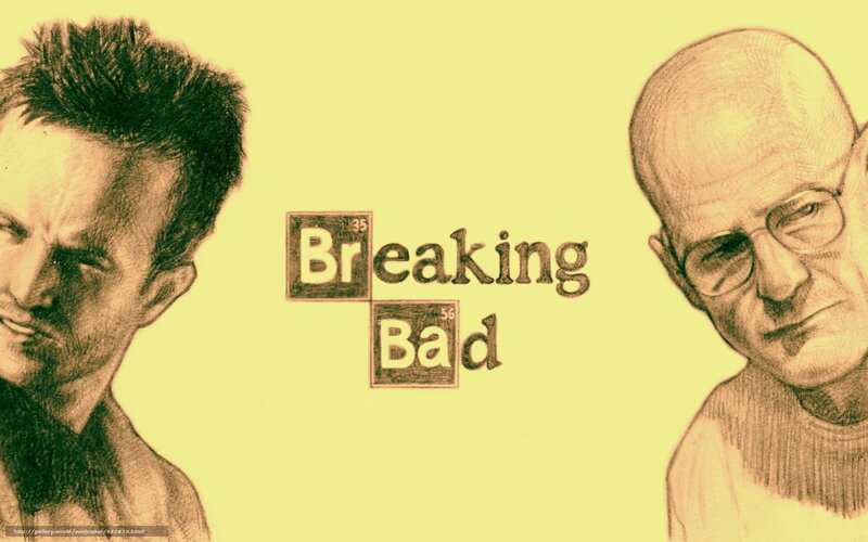 Breaking Bad character illustration