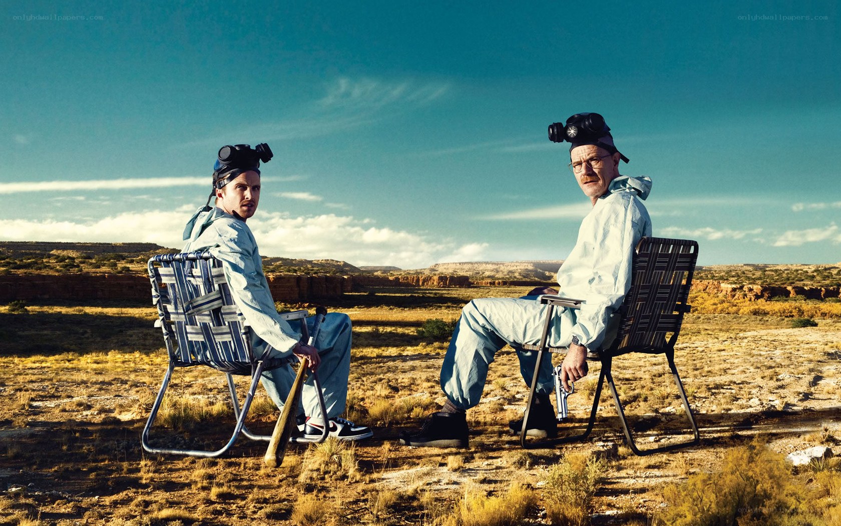Breaking Bad characters in desert