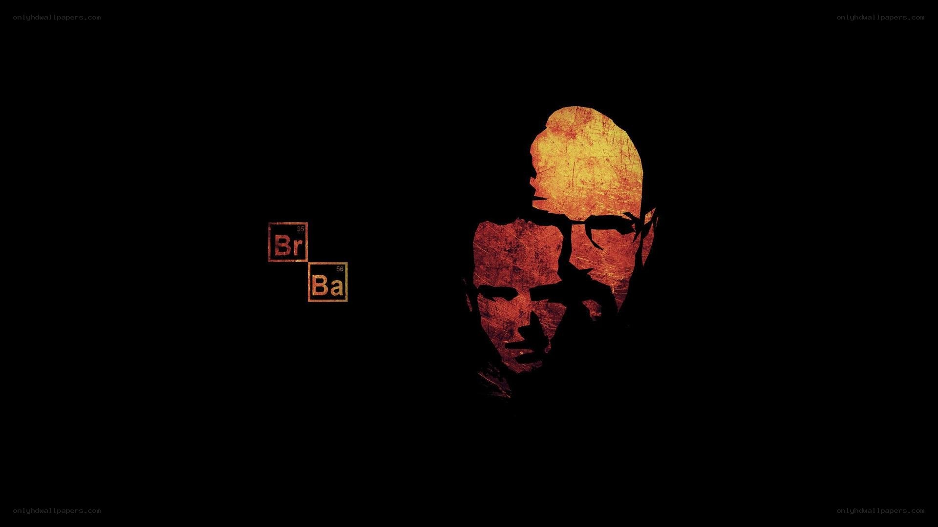 Breaking Bad logo and character silhouettes