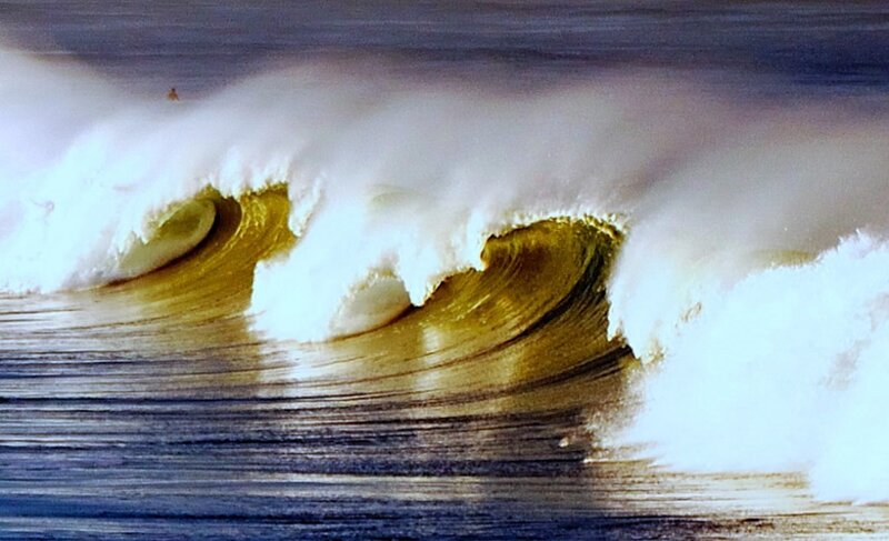 Breaking Ocean Wave — White