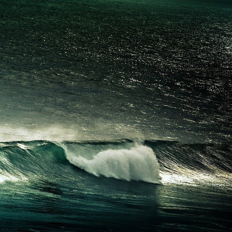 Breaking wave at sea
