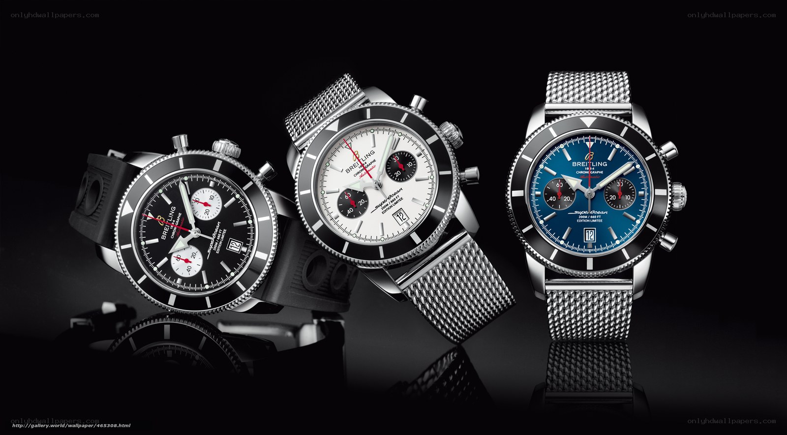 Breitling SuperOcean chronograph watches
