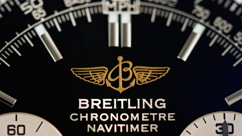Breitling Watch Face — Black