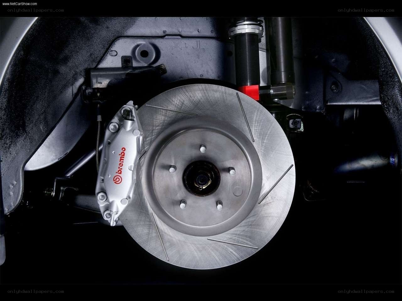 Brembo brake system close-up
