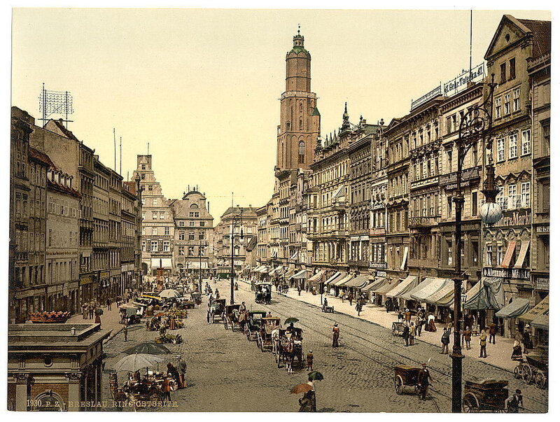 Breslau Ring Ostseite street scene