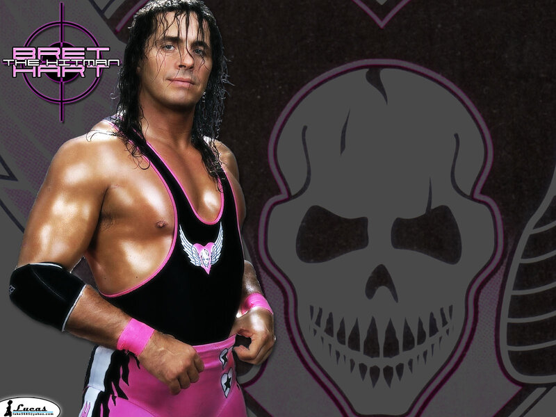 Bret Hart wrestling portrait