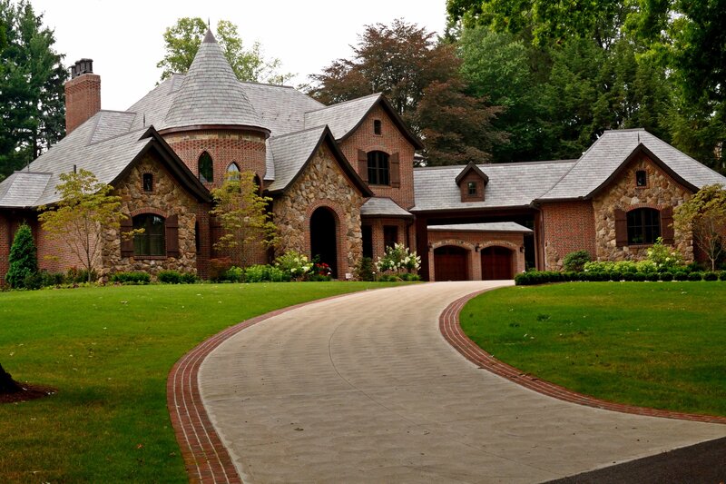 Brick and Stone House