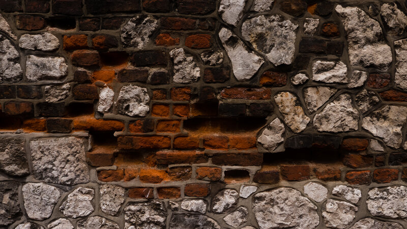 Brick and Stone Wall